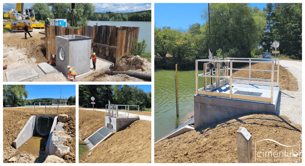 La préfabrication sur mesure : réponse à la rénovation d’un bassin en eau