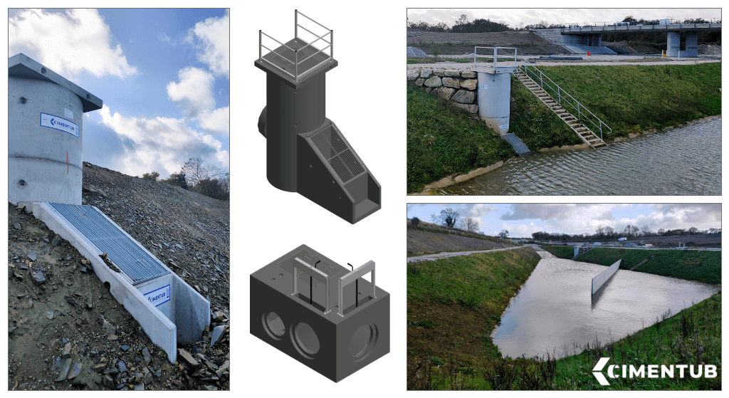 Cimentub et Lessard TP : chantier de la RN164